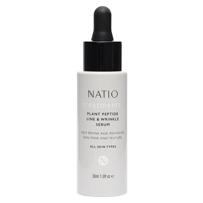 Plant Peptide Line and Wrinkle Serum, 1 oz - Anti Aging Serum - Rejuvenating Face Serum - Daily Serum for Face to Revitalize Skin Texture