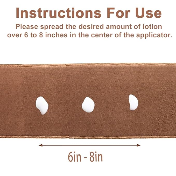 2 in 1 Self Tanning Mitt Applicator kit Self Tan Mit Self Tanner Mitt and Back Lotion Applicators for Your Back, Self Tan Mitt, Back Applicator Mitt for Self Tanner, Ultra Soft and Streak Free