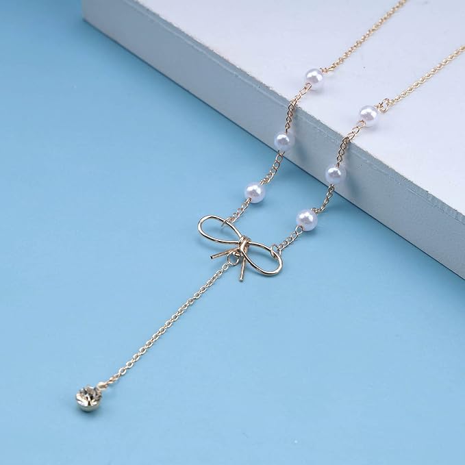 Bohemia Crystal Y Lariat Necklace Chain