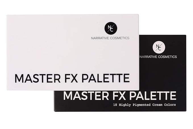 Master FX Palette, 18 Highly Pigmented Cream Colors,