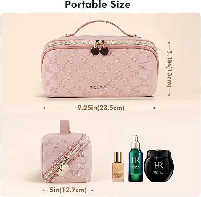 Prite travel cosmetic bag makeup