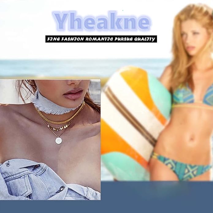 Boho Pearl Back Chain Necklace Gold Backdrop Necklace