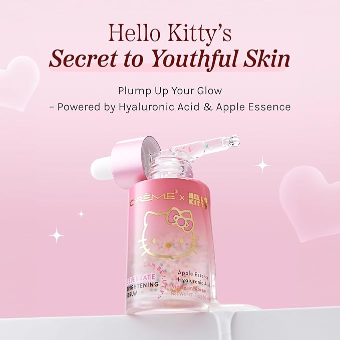 The Crème Shop x Hello Kitty Celebrate Brightening Serum - Klean Beauty, 2.9 Fl Oz, 1