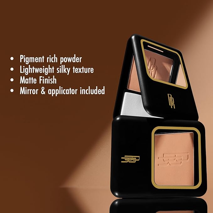 Black Radiance Pressed Powder, Buildable & Blendable Matte - Biscotti