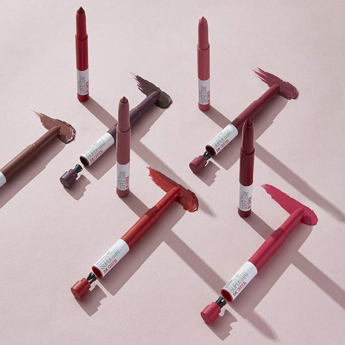 Maybelline Lipstick, Superstay Matte Ink Crayon Longlasting Brown Lipstick with Precision Applicator 20 Enjoy The View