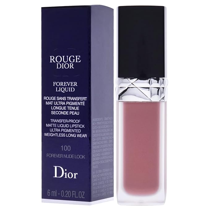 Christian Dior Rouge Dior Forever Liquid Matte - 100 Forever Nude Look Lipstick Women 0.2 oz