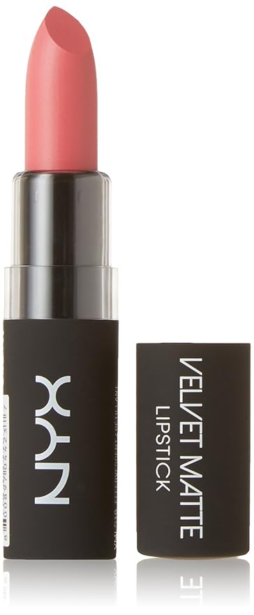 NYX Professional Makeup Velvet Matte Lipstick, Effervescent, 0.14
