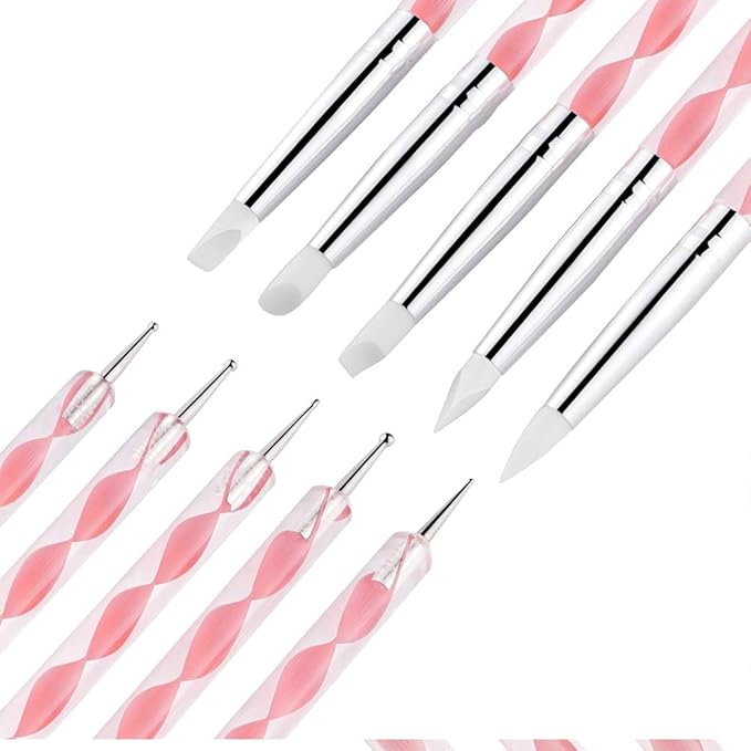 Nail art brushes kit nail