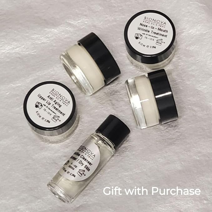 Nose-to-Mouth Wrinkle Treatment with UV Chromophores