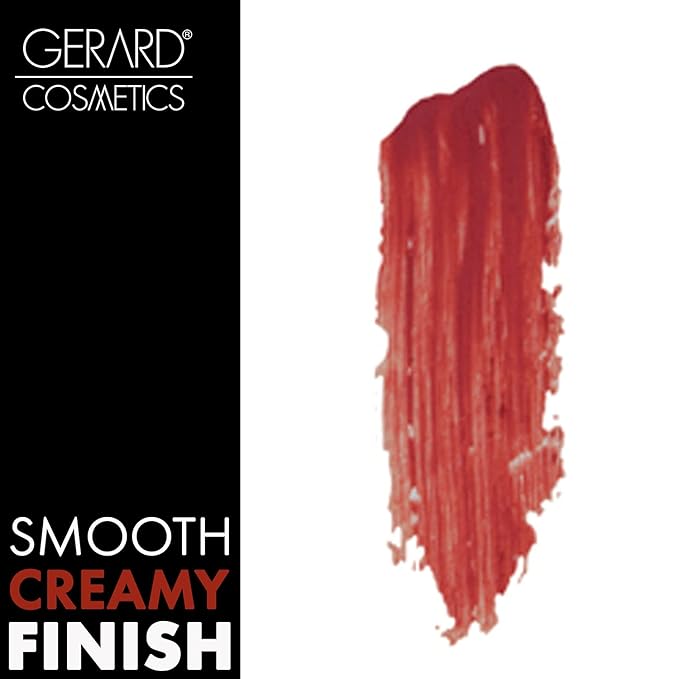 Gerard Cosmetics Lipstick Fire Engine | Bright Red Lipstick with Comfort Matte Finish | Highly Pigmented, Smooth Formula with Hydrating Ingredients | Cruelty Free & Made in USA