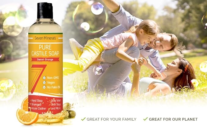 Pure Castile Soap, Sweet Orange -