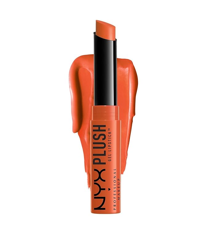 NYX Professional Makeup Plush Gel Lipstick, Foxy Love, Gel