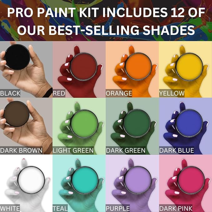 Mehron Makeup Paradise Makeup AQ ProPalette - 12