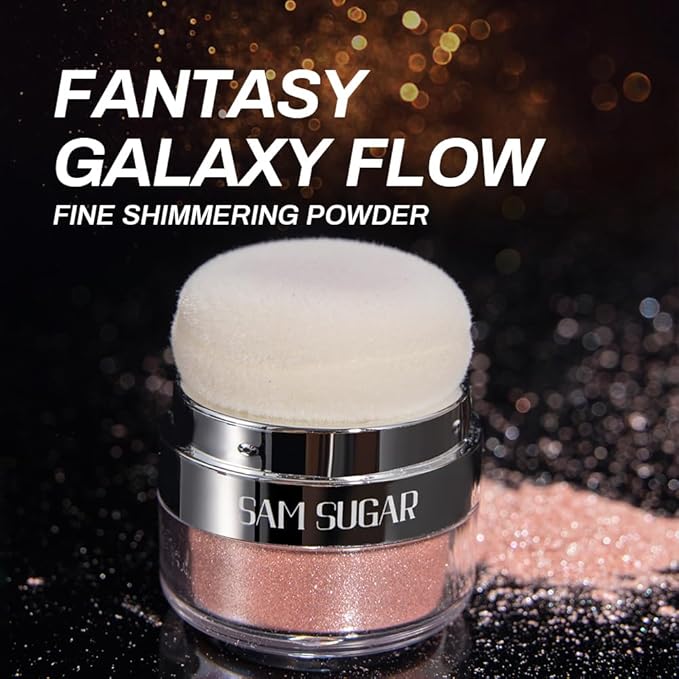 Glitter Body Highlighter Powder Body Shimmer Sparkle Face sponge head(05#)