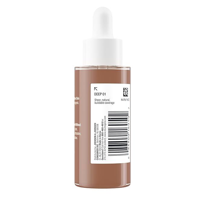 Neutrogena Healthy Skin Sensitive Skin Serum Foundation with Deep 01, 1 oz