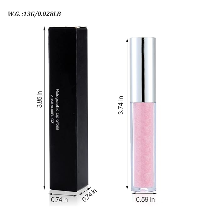 Metallic Lipsticks for Women, Glossy Lipstick Long Lasting Glossy