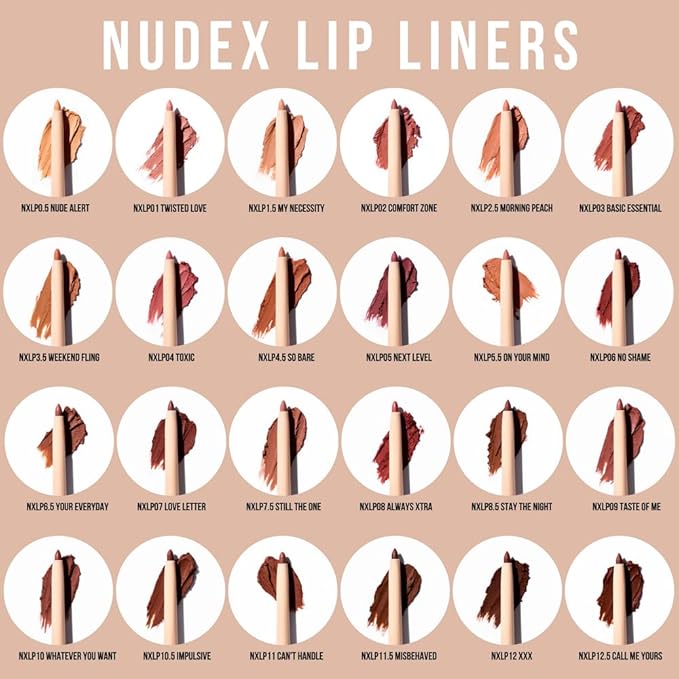 Retractable Waterproof Lip Liner with Built-in Sharpener by Beauty Creations NUDEX Collection (Call Me Yours 12.5)