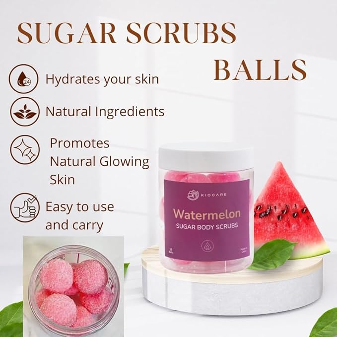 Body Scrubs, Exfoliating Watermelon Sugar Scrub