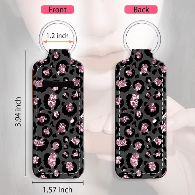 Chapstick Holder Keychain Holder Neoprene Lip Balm Lipstick