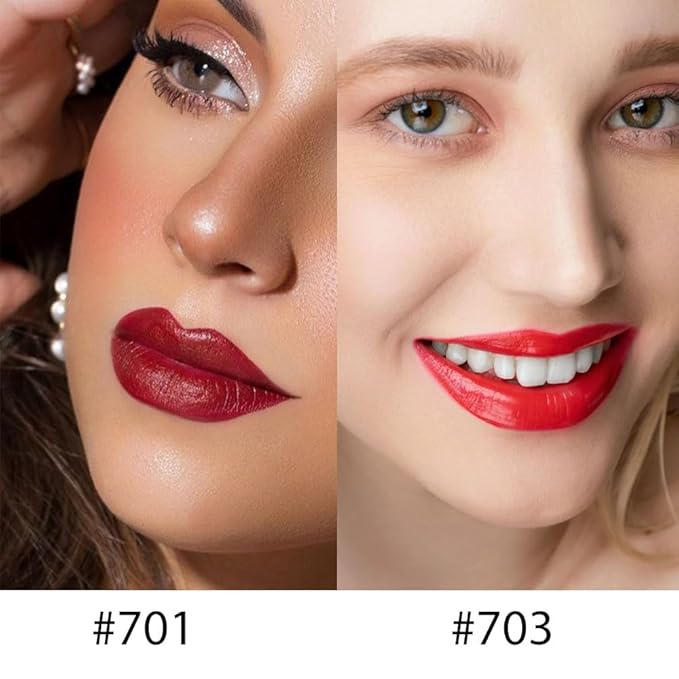 BINGBRUSH 2 Pcs Moisturizing and Silky Velvet Lipgloss BINGBRUSH