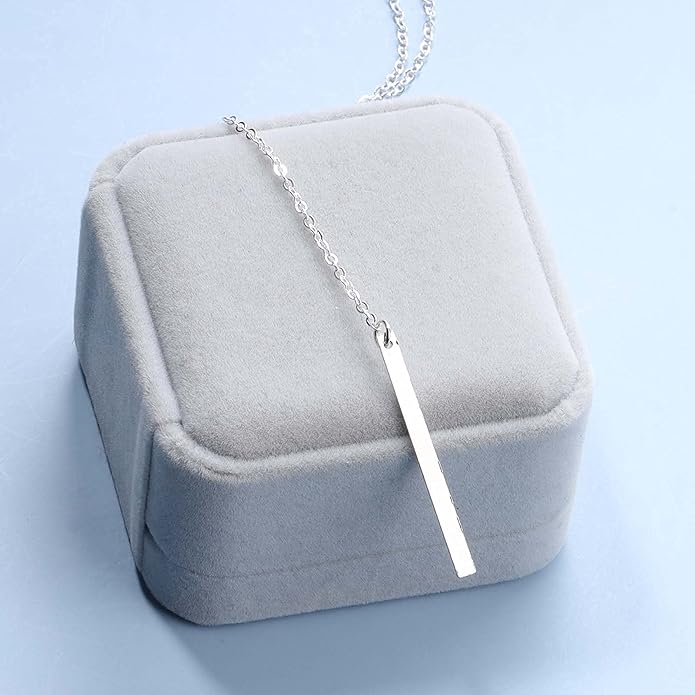 Boho Long Bar Necklace Choker Y