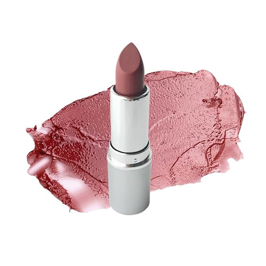 Honeybee Gardens Truly Natural Long Lasting Lipstick, Swizzle, Neutral Pink Mauve, Naturally Hydrating & Nourishing, Vegan, Gluten-Free & Cruelty-Free, 0.13 oz / 3.8 g