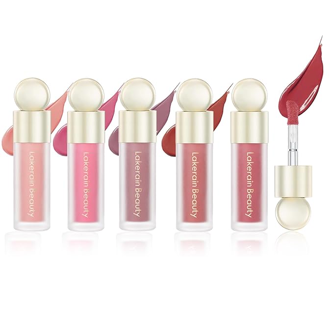 5 PCS Liquid Blush Soft Cream Face Blusher Blendable Feel