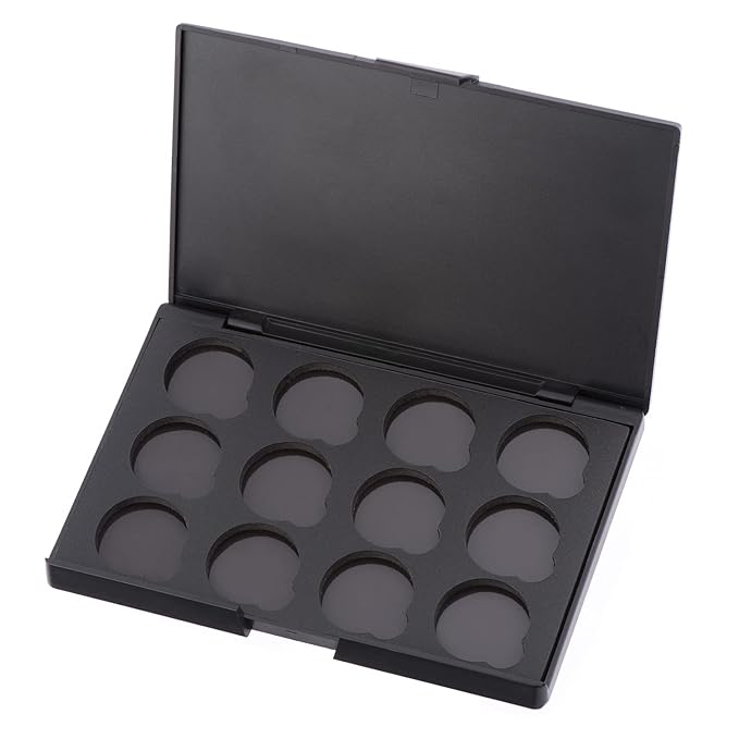 Empty Magnetic Eyeshadow Makeup Palette with 12Pcs 26mm