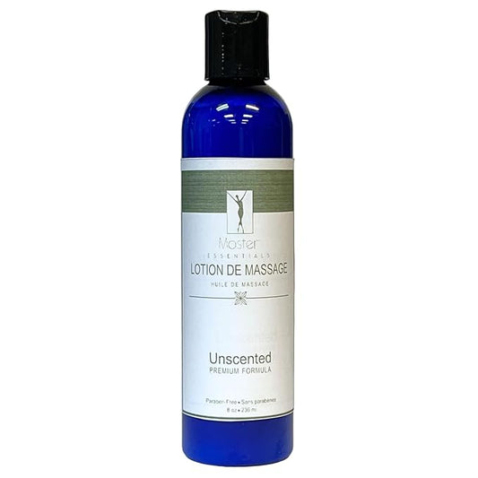 Master Massage Unscented Massage Lotion 8oz Oz Bottle
