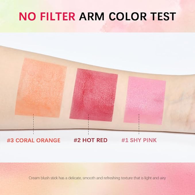 Blush Rare Beauty Liquid Blush Cream Blush Stick Lasting (3PC)