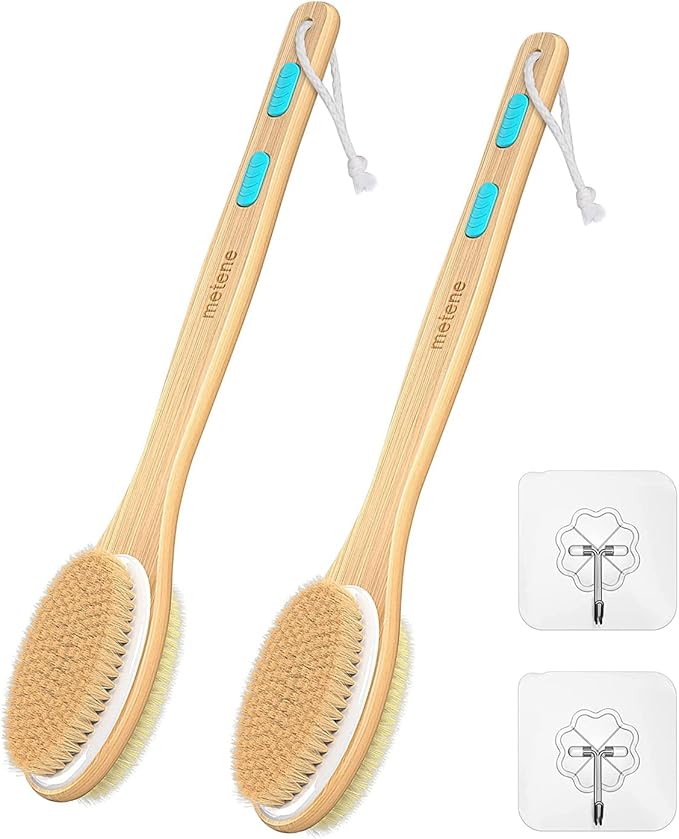 Metene 2 pack shower brush