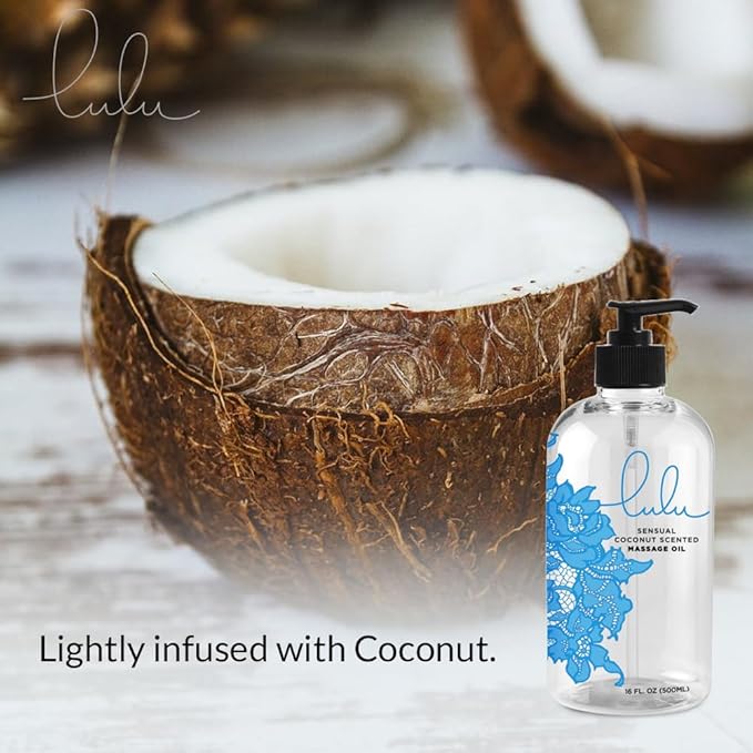 Lulu Massage Oil with Fractionated Coconut Oil.16 Ounce … (Coconut)