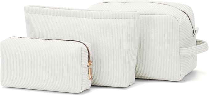 3 pieces makeup bag cosmetic