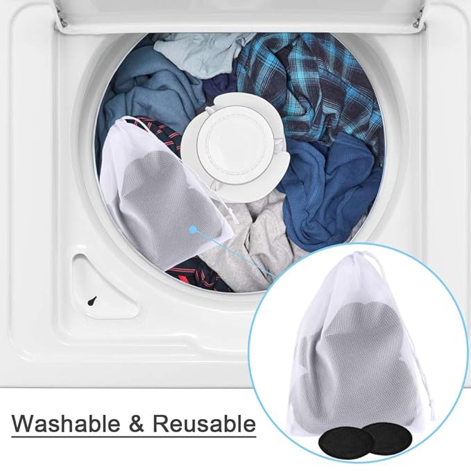 Siquk 24 pieces reusable cotton