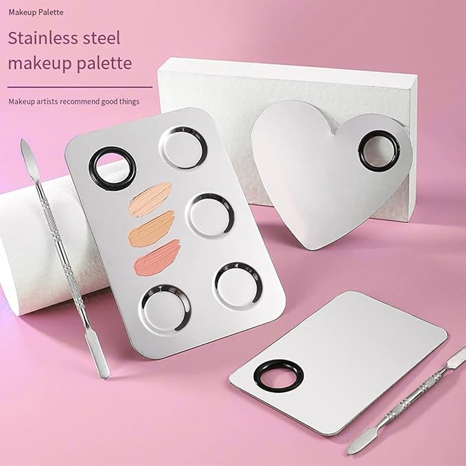 Makeup Mixing Palette, KissDate Makeup Spatula Palette