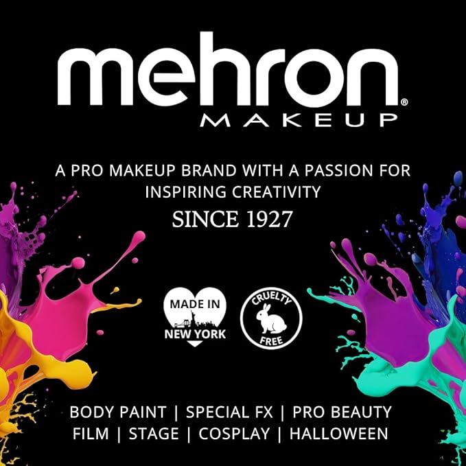 Mehron Makeup CreamBlend Stick | Face Paint, Body g) (Gold) 75 oz