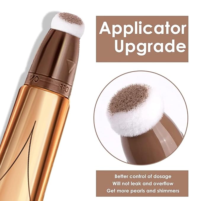 Liquid Blush Beauty Wand, Face Concealer Contouring With Peach Pink)