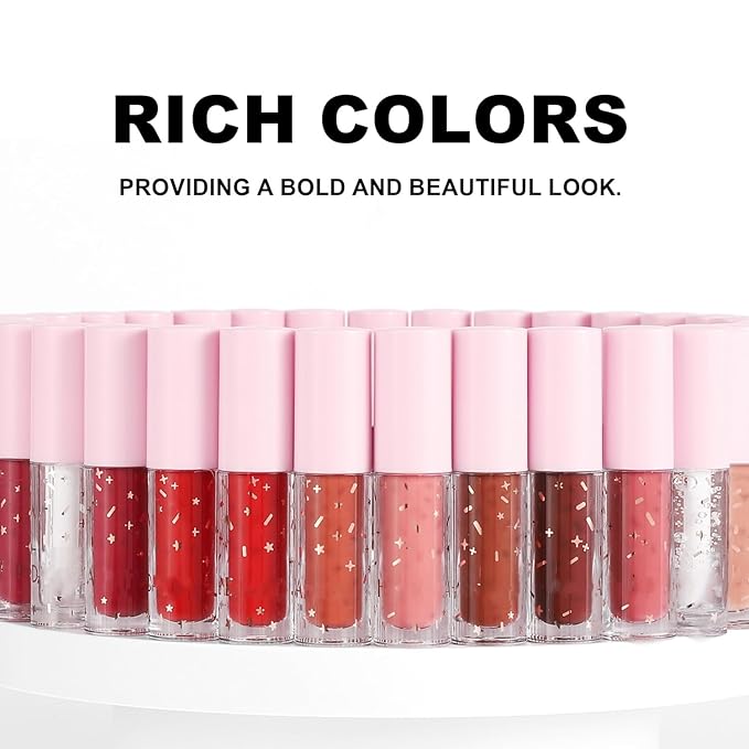 MAEPEOR 12Pcs Velvet Matte Liquid Lipstick Set Waterproof Long Lasting Quick-drying Non-Stick Cup Nude Lip Stain Kit