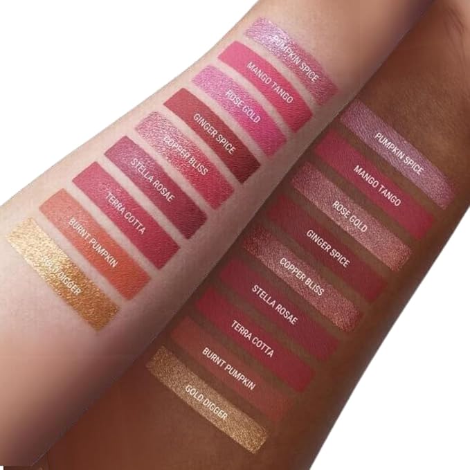 Aromi Matte Liquid Lipstick | Mango Coral Lip Color, Vegan, Cruelty-free, Long-Lasting, Kiss and Smear Proof, Handmade (Mango Tango)