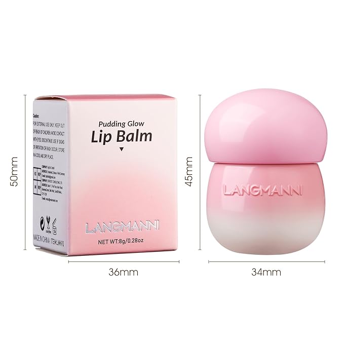 GL-Turelifes Mushroom Plumping Lip Gloss, Hydrating Lip Gloss GL-Turelifes