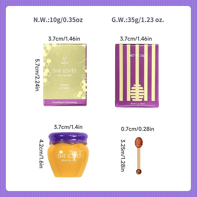 Honey Lip Mask with Stick, Day