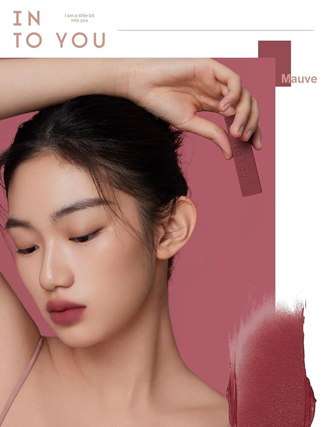 INTO YOU Matte Lipstick Velvet Lip Stain Lip Mud Long Lasting Waterproof Lipstick Lip Gloss Makeup Moisturizing Lipstick for Women(L-Mv01)