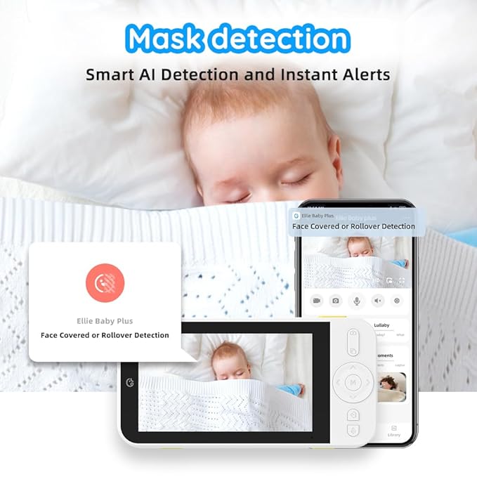 Ellie Video Baby Monitor, Full AI