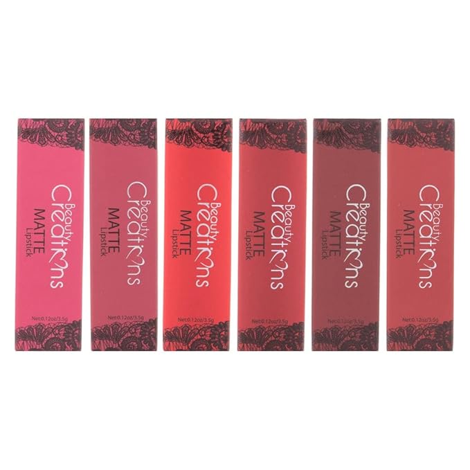 Matte Lipsticks By Beauty Creations Cosmetics (ROMANCE LIPSTICK SET)