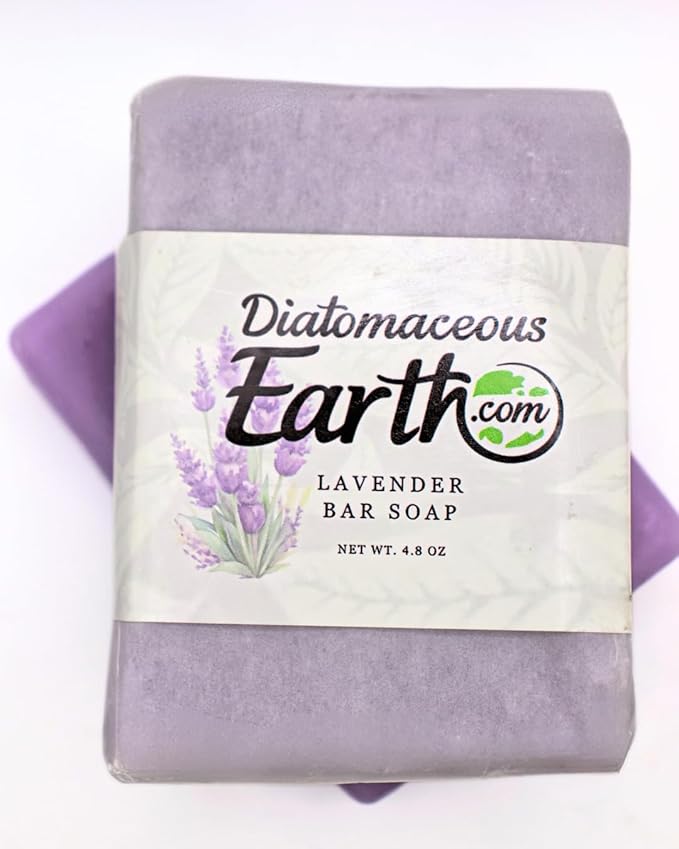 Diatomaceous Earth Lavender Soap Bar