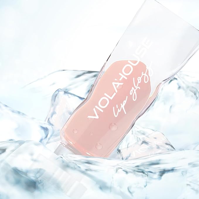 VIOLA HOUSE Lip Gloss, Lip Stains Lip Tint Stain, Clear Lip Gloss, Non Stick Lip Makeup.4ML/0.13Fl.Oz(3 love language)