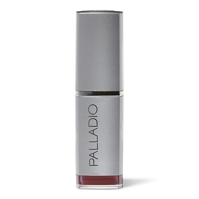 Palladio Herbal Lipstick, Rich Pigmented and Creamy Lipstick, Infused with Aloe Vera, Chamomile & Ginseng, Prevents Lips from Drying, Combats Fine Lines, Long Lasting Lipstick, Rosebud