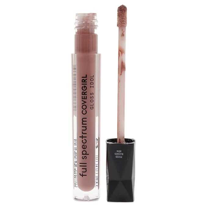 COVERGIRL Gloss Idol, Moisturizing Lip Gloss, Blessed, 0.12 Ounce