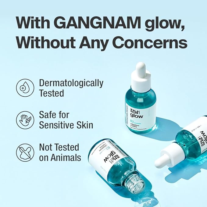 Niacinamide B3 Serum | Korean Pore Minimizer Glutathione Serum for face | Vitamin B3 & Multi Peptide Serum for Face | Glow Serum for Dark Spots | Glass Skin Korean Skincare - 1.01 fl oz (30ml)