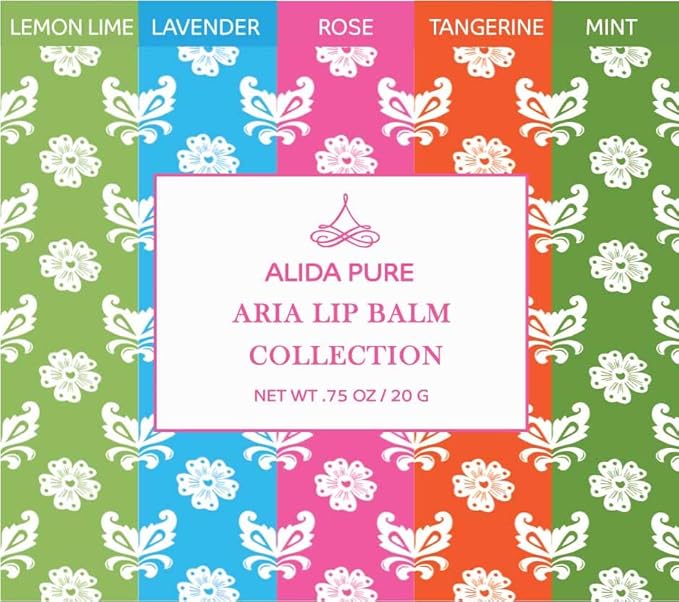 Aria Lip Balm Collection, Vegan Lip Lips,